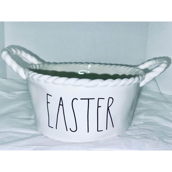 Rae Dunn ceramic Easter Basket - Picture 1 of 1
